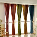 پرده پانچ دکوریما مدل Velluto Gommino-280
